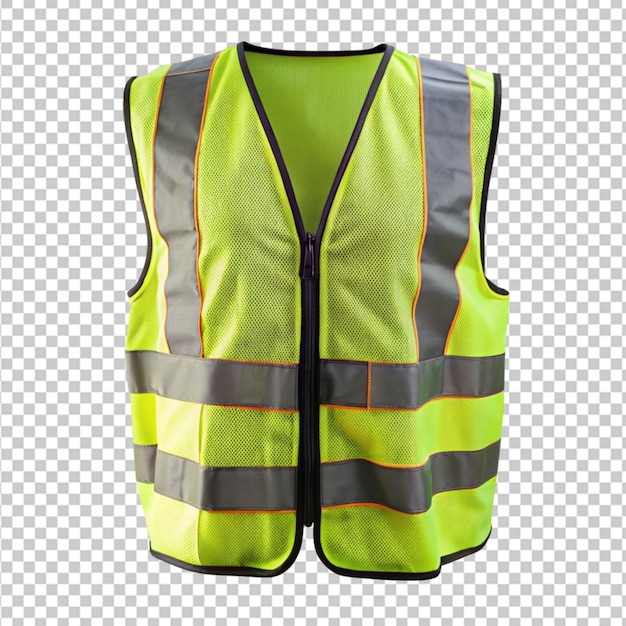 PSD safety vest transparent background