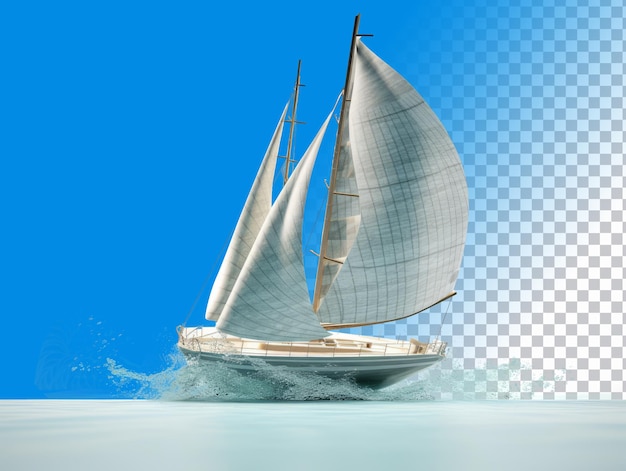 PSD sailboat ship png