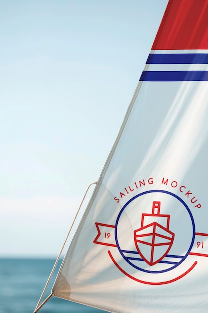 PSD sailing mockup  design