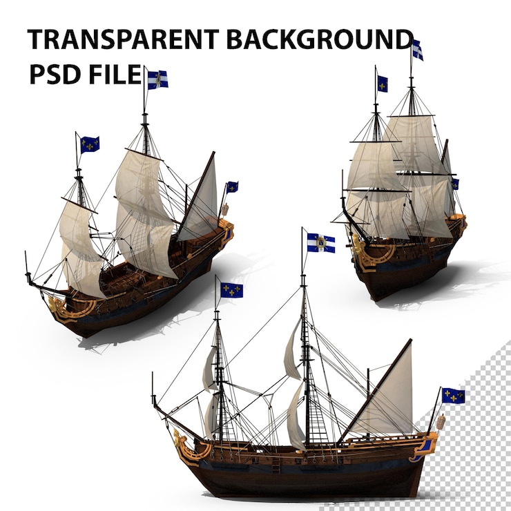PSD 帆船png