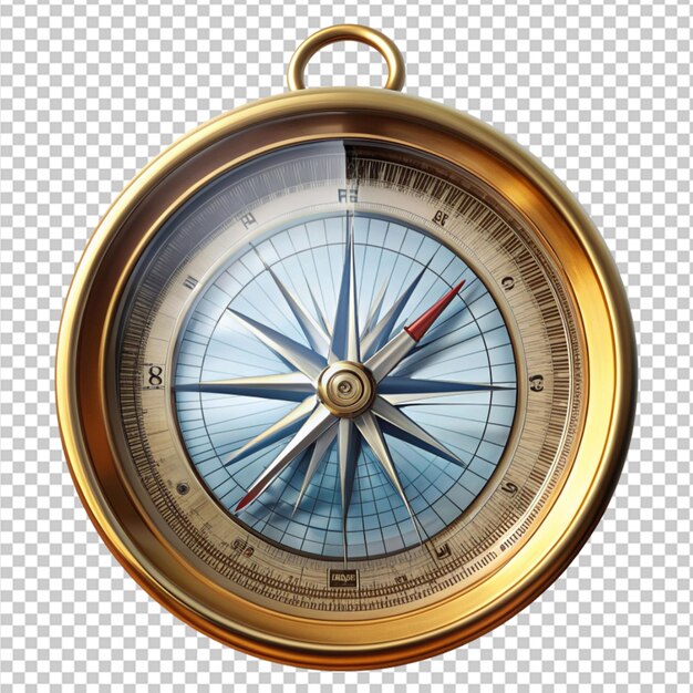 PSD sailors compass on transparent background