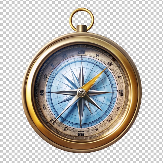 PSD sailors compass on transparent background