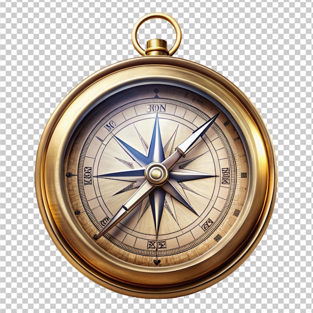 PSD sailors compass on transparent background