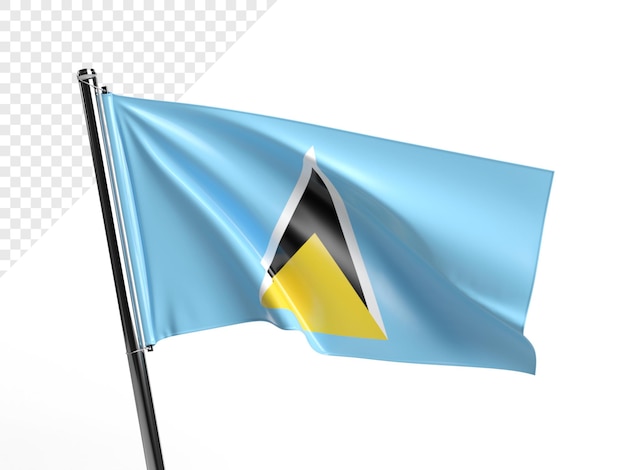 SAINT LUCIA Flag