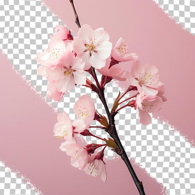 PSD a sakura is the flower of a japanese cherry tree