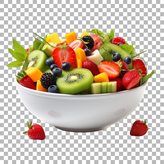 PSD salad on transparent background