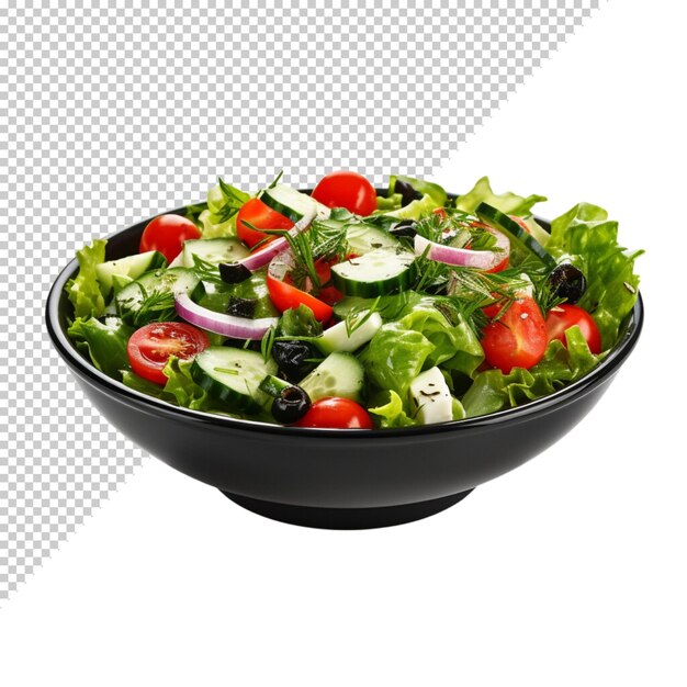 PSD salade geïsoleerd op een doorzichtige achtergrond