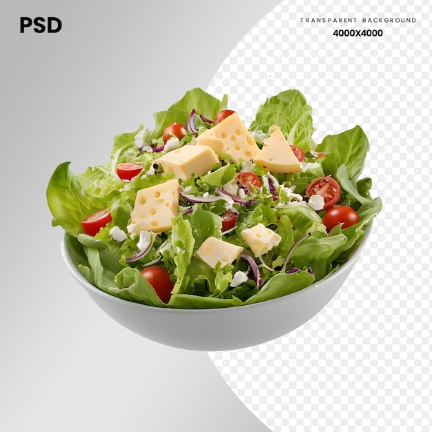 Salade splah explosie Transparante achtergrond