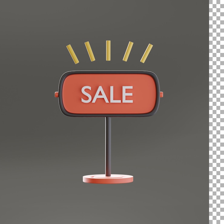 PSD 판매 3d 아이콘