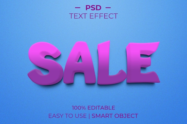 販売 3D テキスト効果スタイル