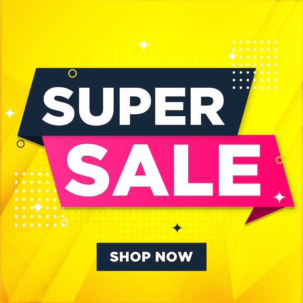 Sale banner badge psd