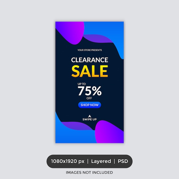 Sale Banner Instagram Story