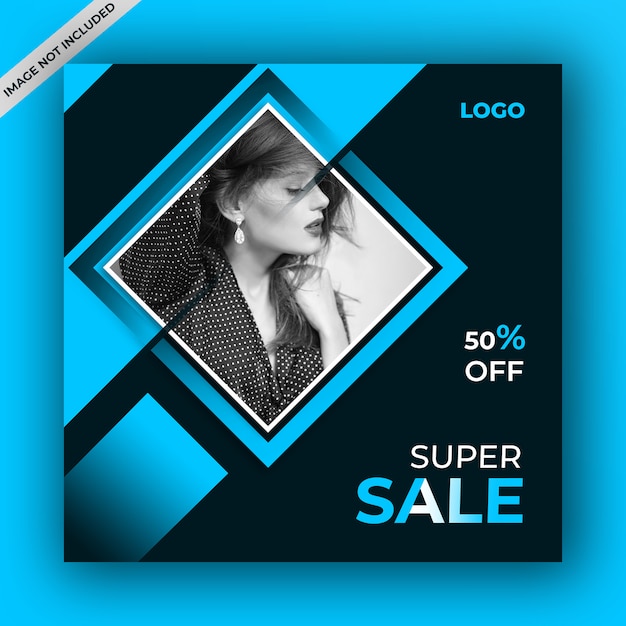 Sale banner or post template