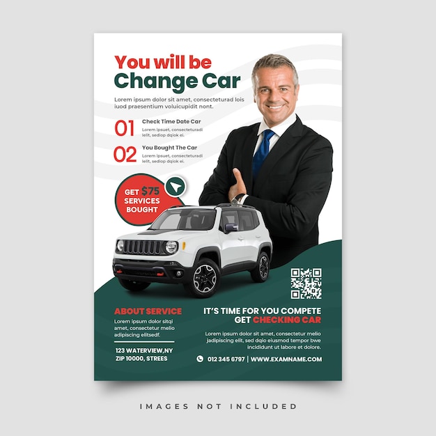 Sale Car Flyer Template