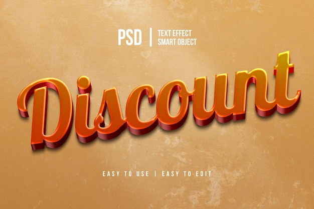 sale discount text effect