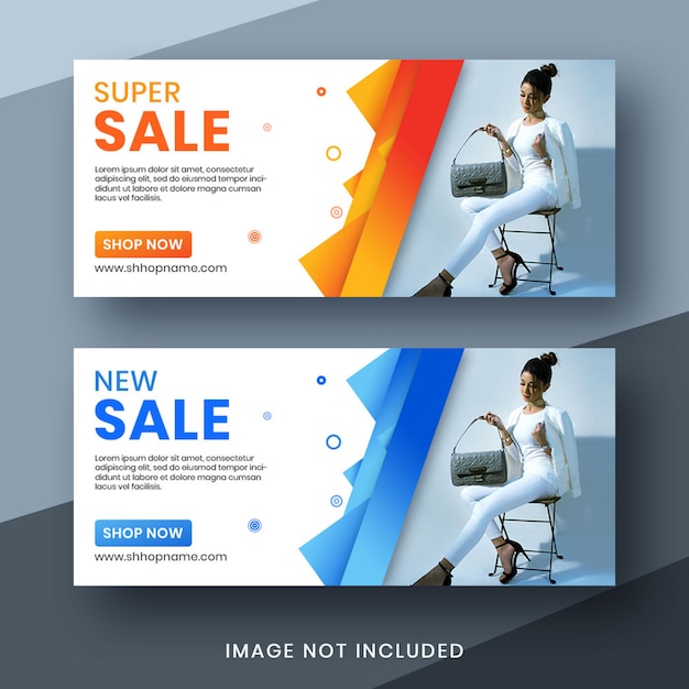 PSD sale facebook cover template