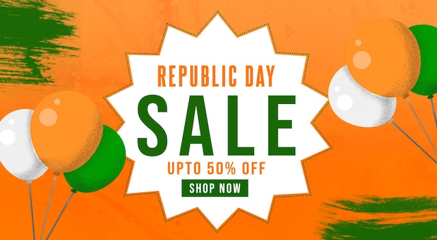 Sale Offer Design Republic Celebration Day