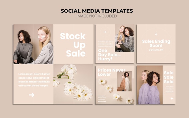 Sale and Promotion Social Media Instagram Post Templates