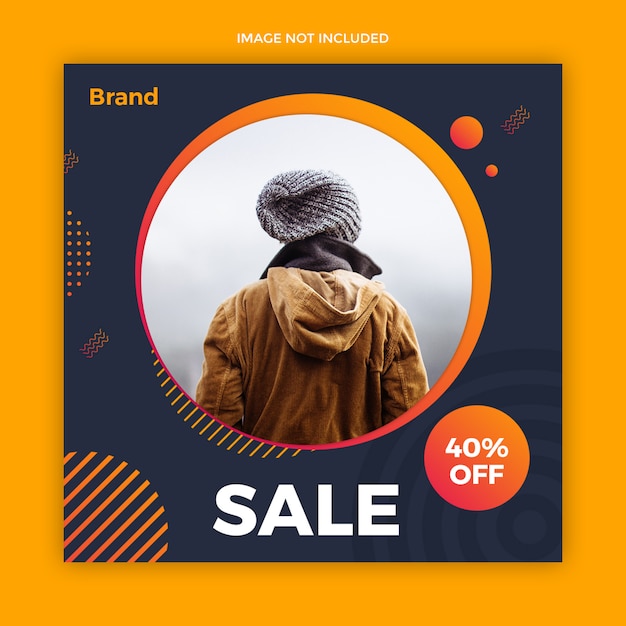 Sale social media post template