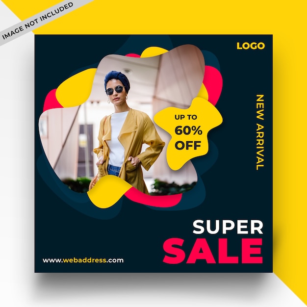 Sale social media post template