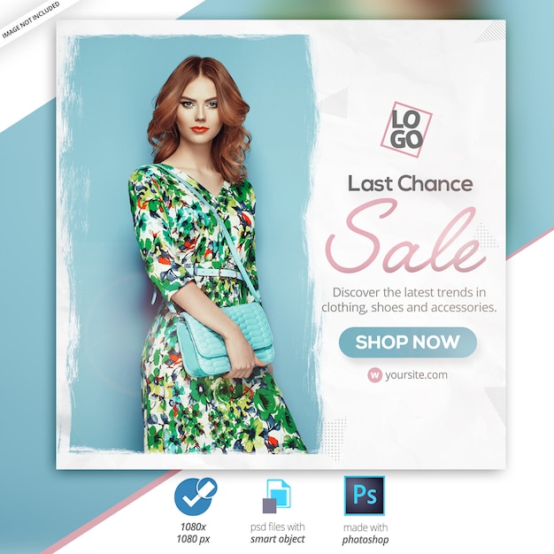 PSD sale social media web banner ad