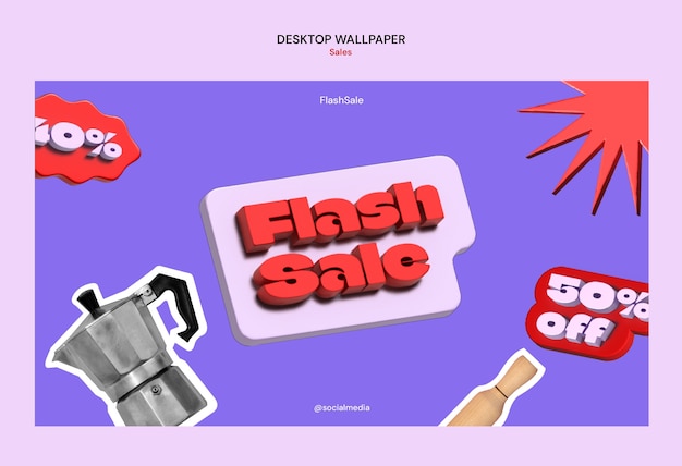 PSD sale template design