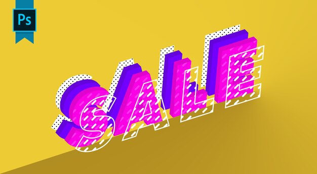 Sale text effect