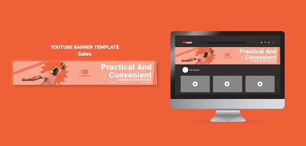 Sales discount youtube banner