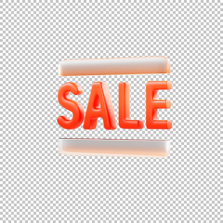 Sales and promotion 3D icons