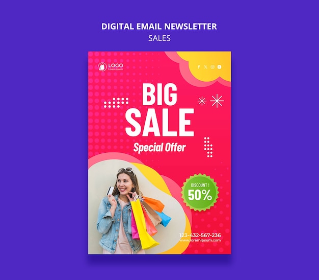 sales template design
