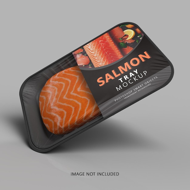 Salmon tray mockup