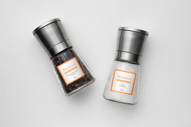 PSD salt shaker mockup design