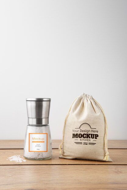 PSD salt shaker mockup design