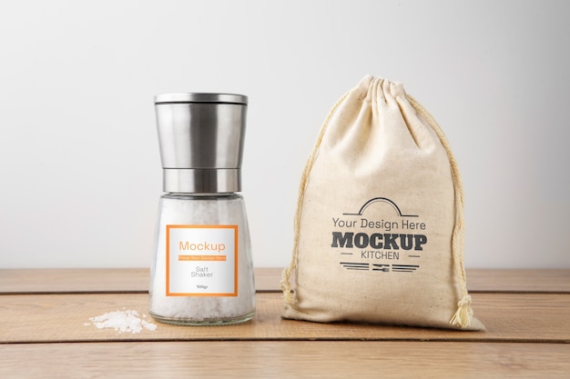 PSD salt shaker mockup design