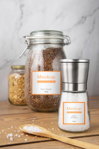 PSD salt shaker mockup design