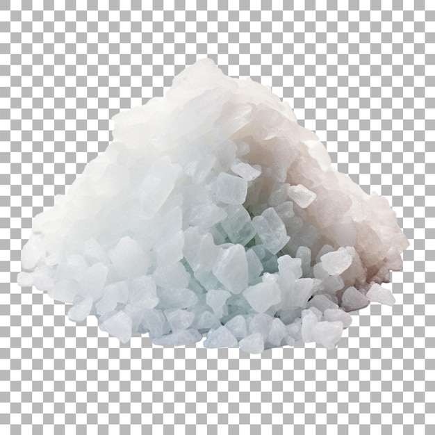 PSD salt on transparent background