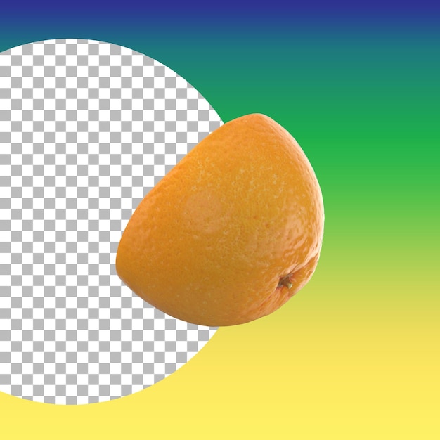 PSD samenstelling sinaasappelen geïsoleerd voor fruit ontwerpelement