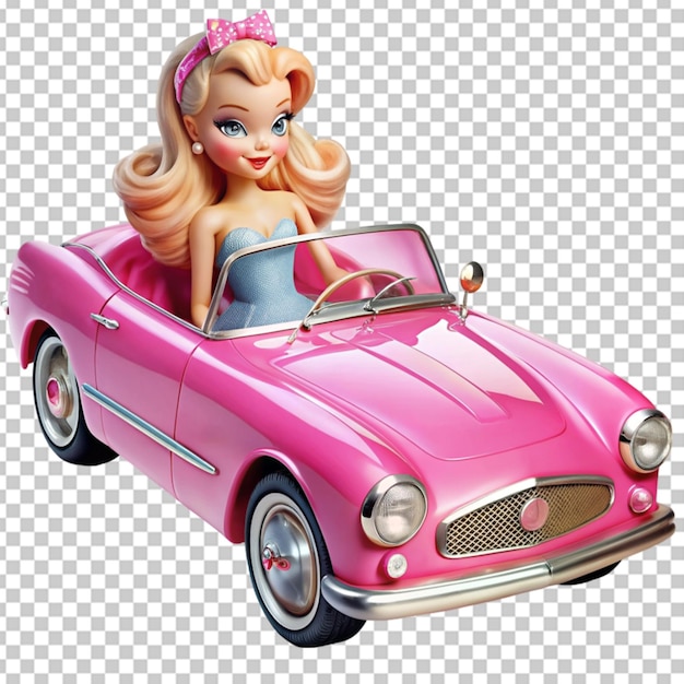 PSD samochód barbie png