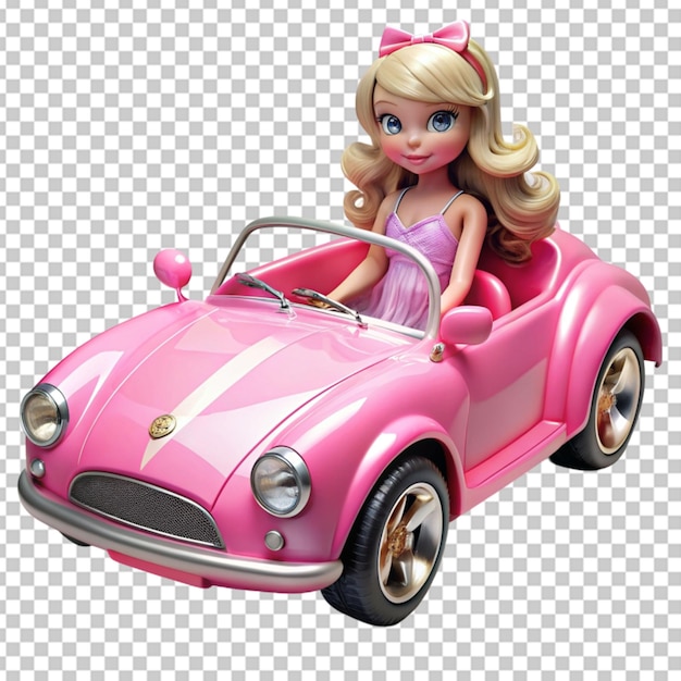 PSD samochód barbie png