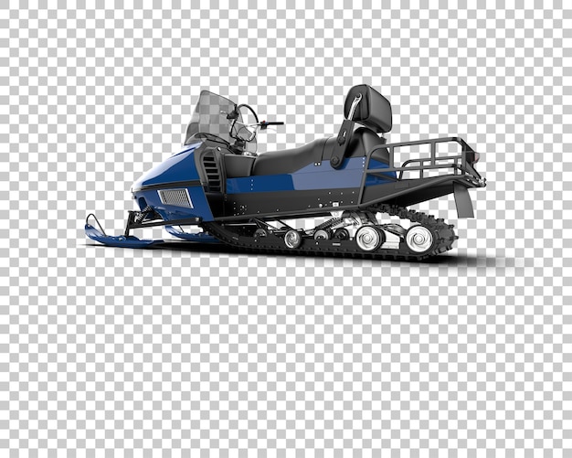 PSD samochód śnieżny izolowany na tle ilustracja renderingu 3d
