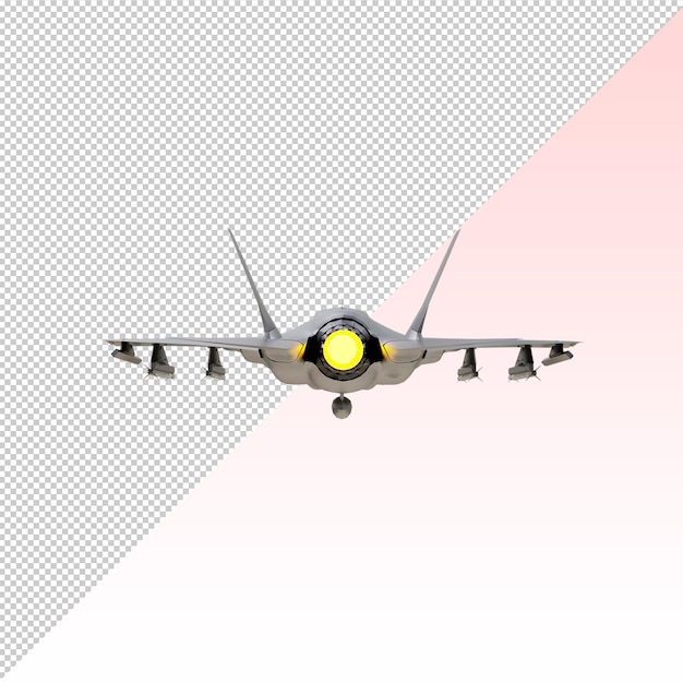 PSD samolot f-35 na białym tle