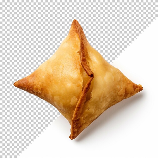 Samosa isolato su sfondo bianco