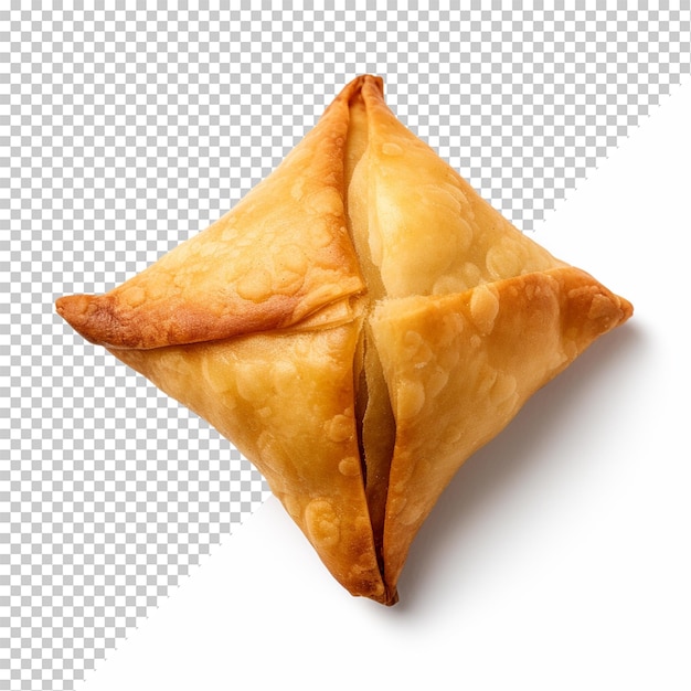 PSD samosa isolated on white background