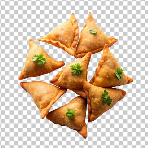 PSD samosa png na przezroczystym tle