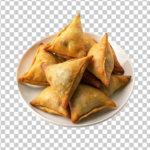 PSD samosa png op een doorzichtige achtergrond