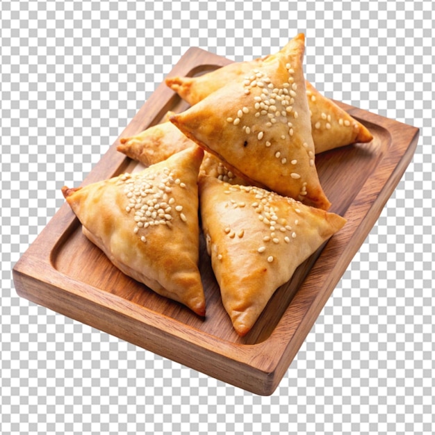 Samosa on a transparent background