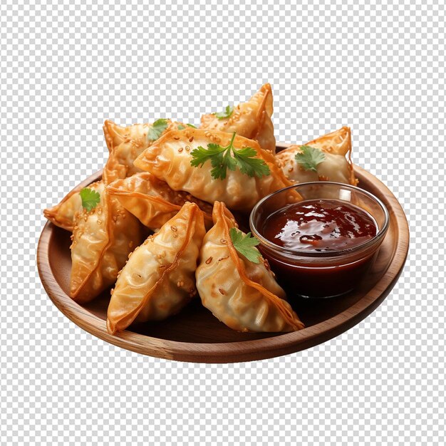 PSD samosas isolated