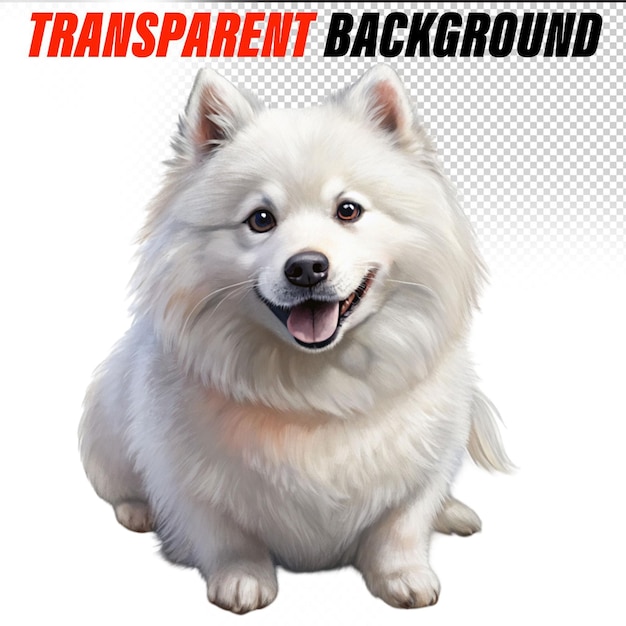 PSD サモエードの子犬