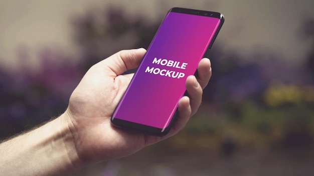 PSD samsung mockup mobile screen mockup mobile display mockup psd mockup s10 mockup s8 mockup