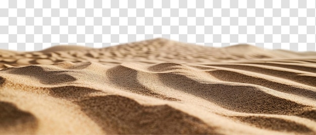 透明な背景に砂を隔離したpng